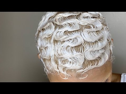 Finger Waves Tutorial | Platinum Blonde Hair