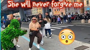 Bushman prank in Italy : I pray she forgives me 🤣🤣🤣🤣 | Zamonination1