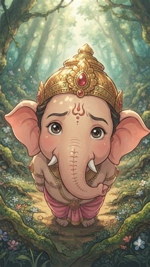 Ganesha's Moral Lesson #ganesha #cat #animallovers #parvati #moralstories