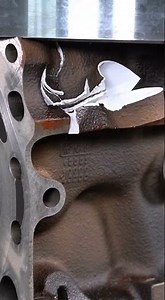 Hydraulic Press Crushing Cast Iron Engine Block #machine
