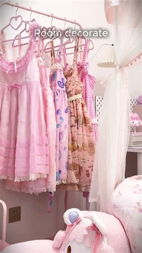 💖 Dreamy Pink Kawaii Bedroom Makeover 🌸✨ | #Cute Hello Kitty #trending #viral #aestheticroom