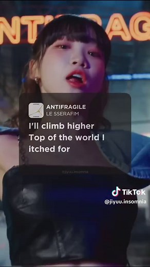 ANTIFRAGILE - LE SSERAFIM (English translation lyric video) #kpop #kpopedit #lesserafim #antifragile #fearnot