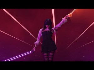 Beat Saber feat. Madison Beer performing POP/STARS by K/DA on Oculus Rift
