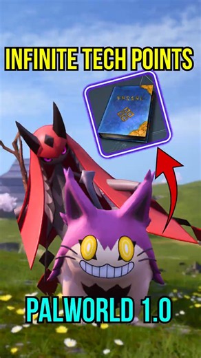 The Most Broken Tech Point Farm in Palworld 1.0 😳 #palworld #palworldguide #gaming