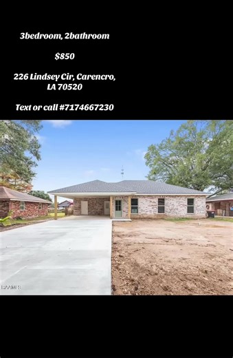 This NEW Construction features 3 bedroom, 2 bath Carencro beauty features a bright, open living space, a kitchen built for gathering, and a cozy primary bedroom you'll love coming home to. With thoughtful design, modern finishes, and a peaceful neighborhoodsetting. Pet is allowed! #carencro #carencrolouisiana #houseoftiktok #housetour #huntingtiktok