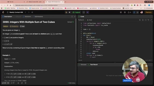 Leetcode Weekly 496 Solution Discussion