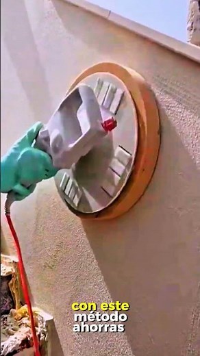 This is how experts smooth walls when using stucco or cement