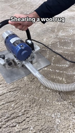 Kansas City Rug Cleaning | Rug shearing is the process of trimming surface yarns to create an even pile. Over time, the tips of the fibers on a wool rug can become... | Instagram