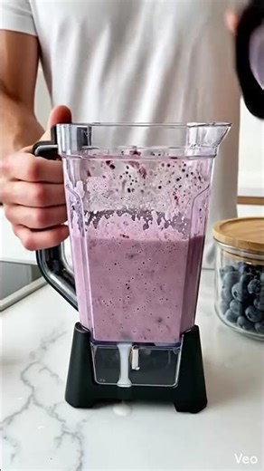 Blueberry Smoothie Bowl That Tastes Like Ice Cream #blueberry #smoothie#icecream