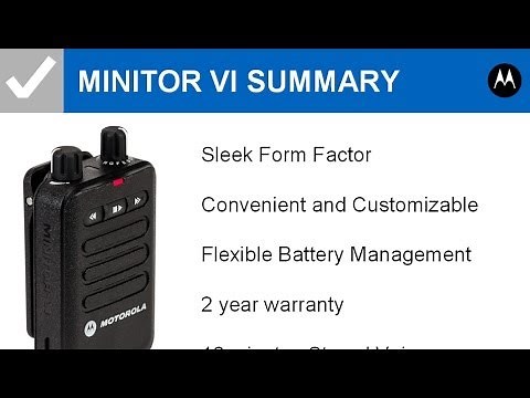 $369 - Motorola Minitor VI (6) Fire Pagers an introduction and overview
