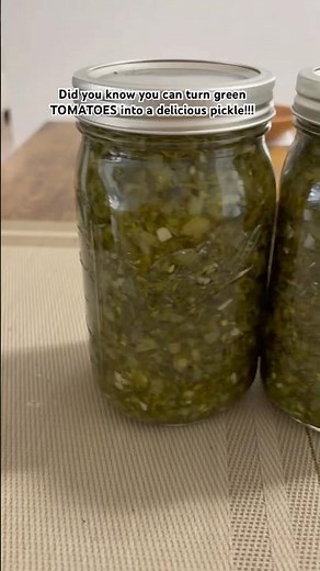Green Tomato Pickle!!