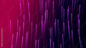 Composition of different shapes and stripes moving on seamless loop background