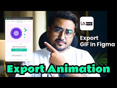 How to Export Animations Directly from Figma | Export GIF in Figma