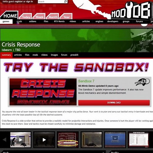 How To play Modded Crisis Response