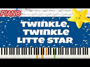 Twinkle Twinkle Little Star : Piano Cover & Tutorial | MUSIC SHEET
