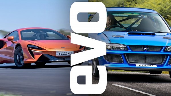 McLaren Artura vs. Prodrive P25 – hybrid precision vs. rally nostalgia