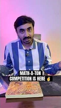 Exciting Online Maths Test Competition | MATH-A-TON 🏆 for Class 6 to 12th | #maths #myexams