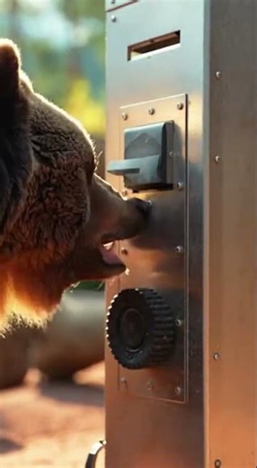 Bears Show AMAZING Problem Solving Skills with Smart Feeders
