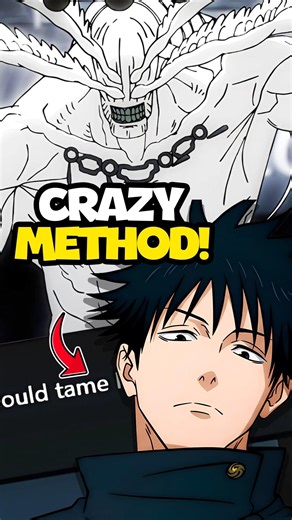 The Crazy Method Megumi Uses to TAME Mahoraga #anime #jujutsukaisen #shorts