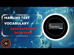 Marlins Test Vocabulary Each category practice for seafarers