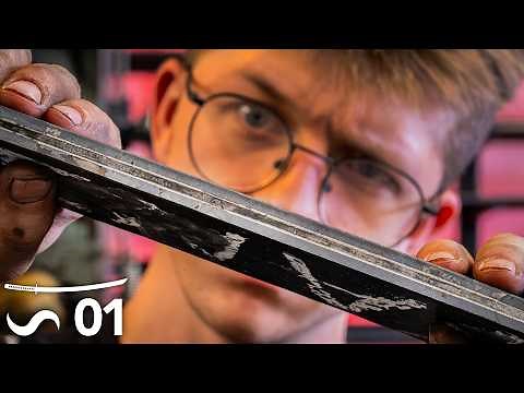Making a Titanium Damascus Katana - Part 1
