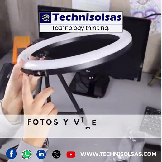 Aro de luz led con TECHNISOLSAS