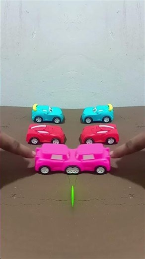 Green Red Blue cars parking side by side #ytshorts