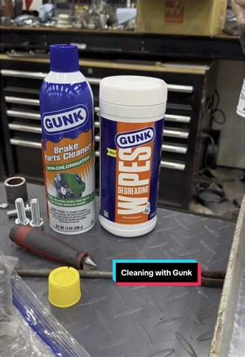 Engine Cleaning Preparation with Gunk Degreaser