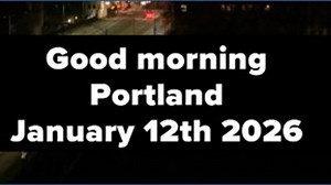 High flying views from a drone flight over downtown Portland