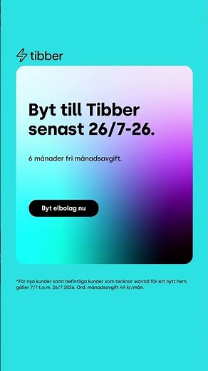 Få 0 kr i månadsavgift under 6 månader