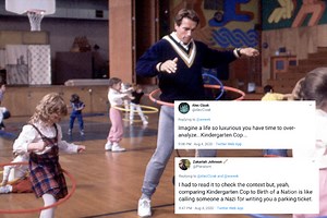 Kindergarten Cop axed from film festival for 'romanticizing policing kids'