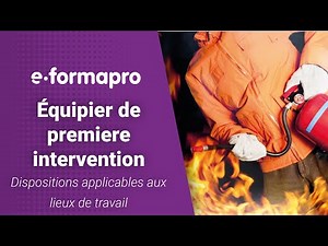 E-Formapro : Equipier de première intervention