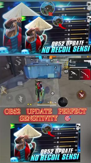 Best Sensitivity Settings After OB52 Update in Free Fire