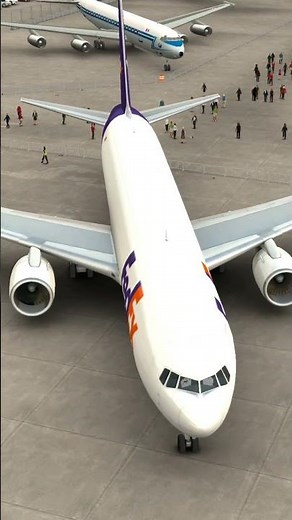 🔥 FedEx – The World’s Cargo Giant! 🌍📦 #aviation #shorts