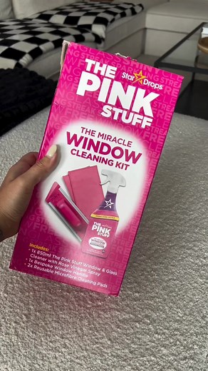 Stardrops | The Pink Stuff Window Cleaning Kit 💖🪩✨ How will you use it?! Check out some product usage inspo as shown to us by @cleanwith_kayleigh ,... | Instagram