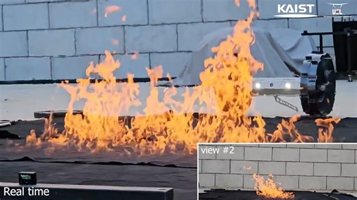 A new #ScienceRobotics study highlights a soft, airless wheel that can drive through fire and remain functional after a 4-meter fall, showcasing its potential to explore lunar lava tubes and caves. Learn more: https://scim.ag/3XWqnu8 | Science