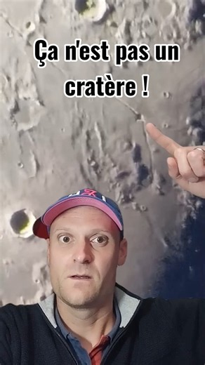 Ce trou n'est pas un cratère de météorite ! Zoom au télescope #crater #space #science #moon #zoom