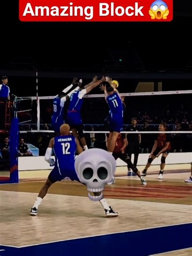 😱🏐 Amazing Block! | Incredible Volleyball Defense 🔥