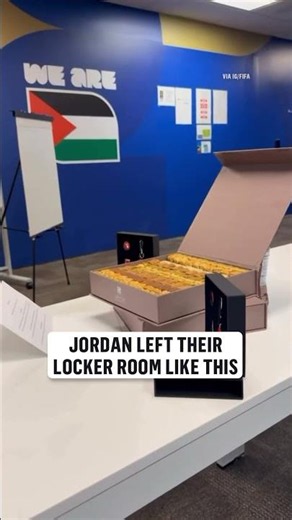 Jordan left their locker room better than they found it 🥹