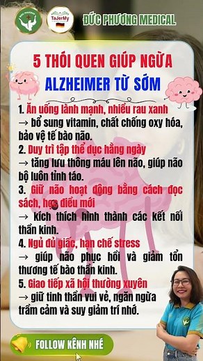 5 Thói Quen Ngừa Alzheimer Từ Sớm – Bảo Vệ Trí Nhớ Lâu Dài | Đức Phương Medical