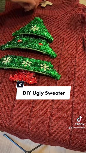 DIY Ugly Christmas Sweater Tutorial