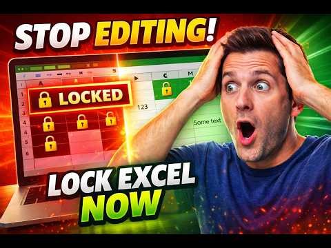 How to Lock & Unlock Excel Sheets + Protect Specific Cells (Step-by-Step) | #excel #exceltips