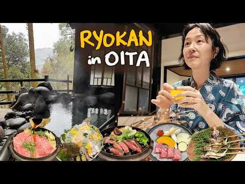 We Got Spoiled at a Japanese Ryokan!! Wagyu, Sashimi & Endless Food! (Kaiseki Full-Course Included)
