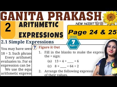 Class 7 Maths Ganita Prakash Solutions | Chapter 2 Arithmetic Expressions | Page 24 & 25 Explanation