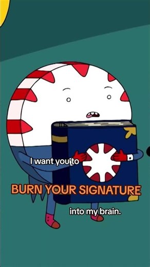 peppermint butler wants an autograph (Adventure Time)