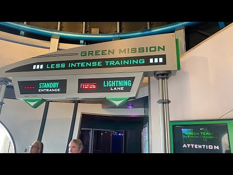 Mission Space Green Mission Full Experience 1080p POV with Low Light Epcot Walt Disney World 2024