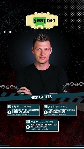 Nick Carter Live Tour 2026