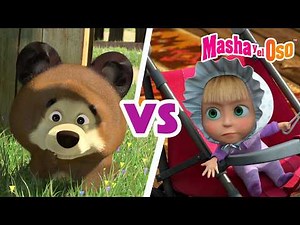 Masha y el Oso 📺 ¡Mega Batalla! 💥 Bebé Masha VS Bebé Oso | Masha and the Bear