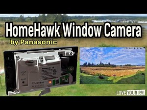 Demo and Review of the Panasonic HomeHawk Window Camera (RV Security)