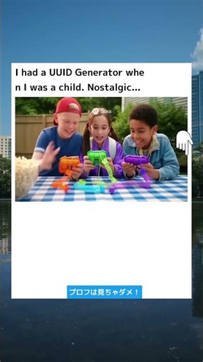 I had a UUID Generator when I was a child. Nostalgic